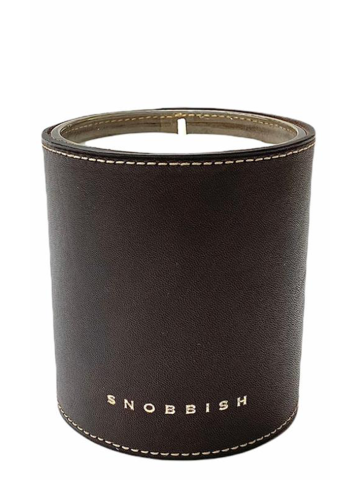 CANDLE - LEATHER CASHMERE WOOD